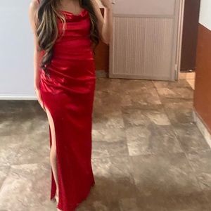 Red dress